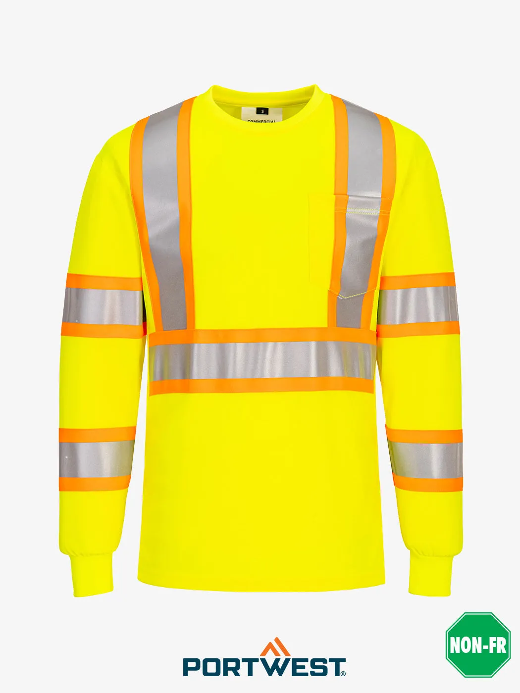 Hi Visibility Long Sleeve Shirt by Portwest - Style CA111