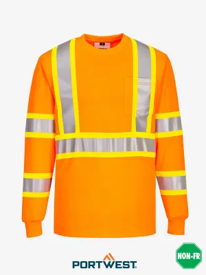 Hi Visibility Long Sleeve Shirt by Portwest - Style CA111