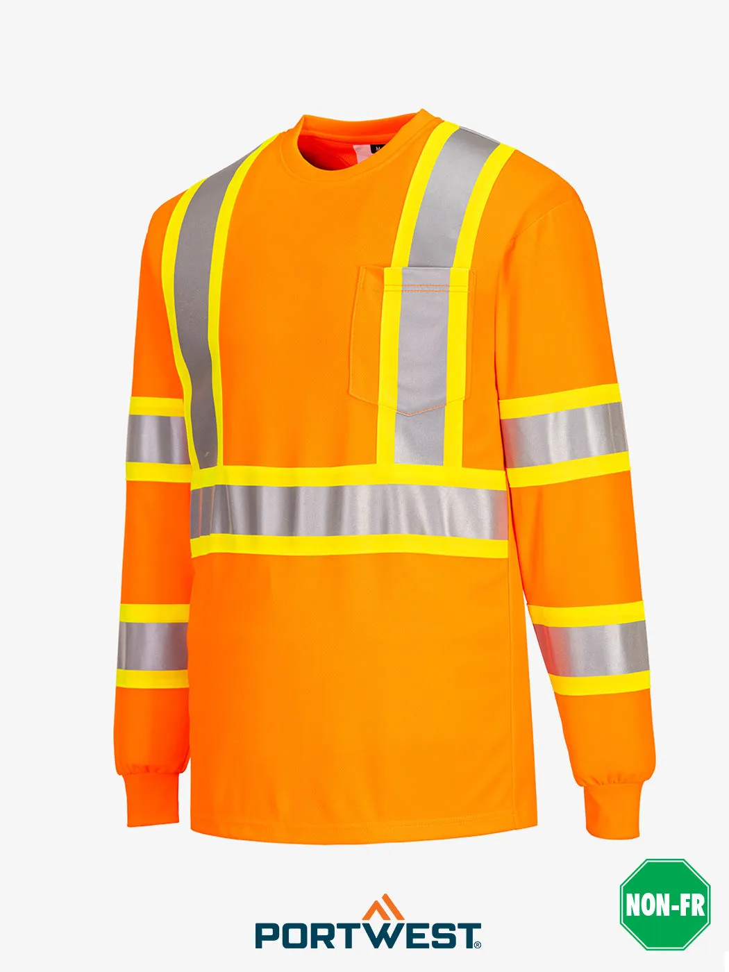 Hi Visibility Long Sleeve Shirt by Portwest - Style CA111