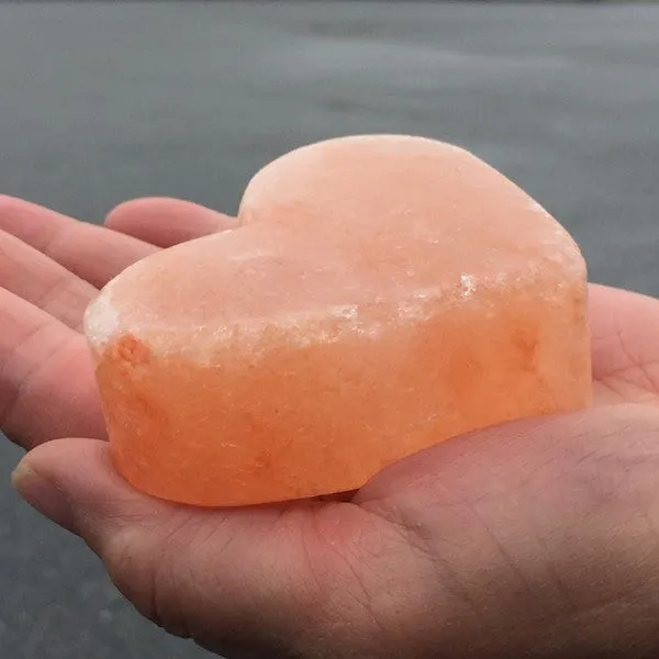 Himalayan Salt Lamp Massage Stones - Hearts