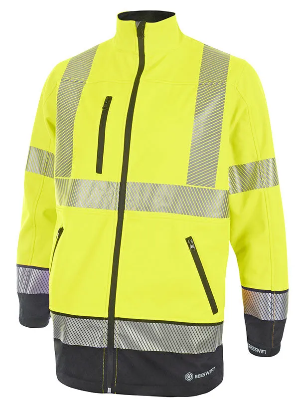 HIVIS TWO TONE SOFTSHELL