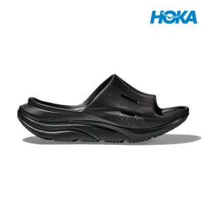 HOKA Unisex Ora Recovery Slide 3 - Black / Black