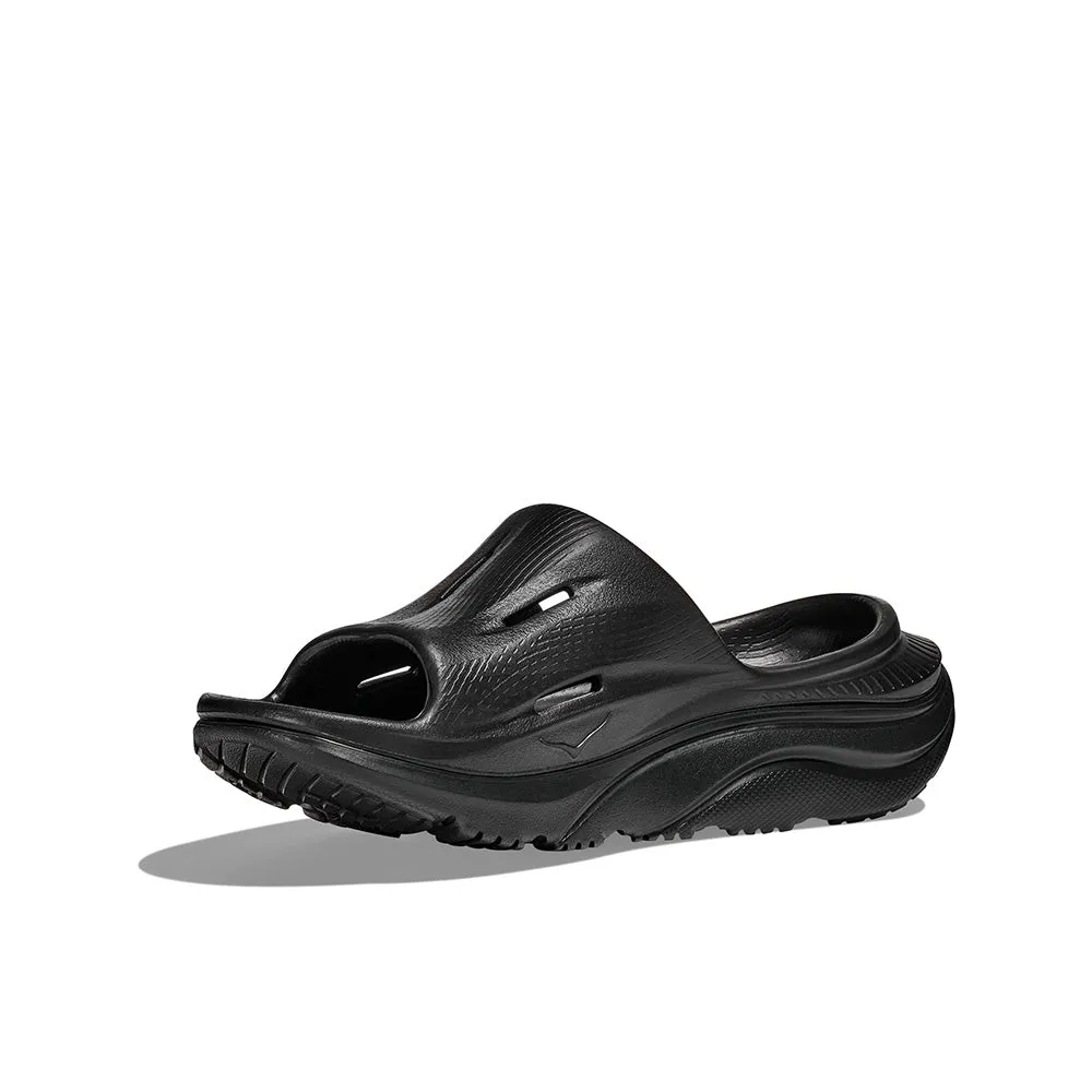 HOKA Unisex Ora Recovery Slide 3 - Black / Black