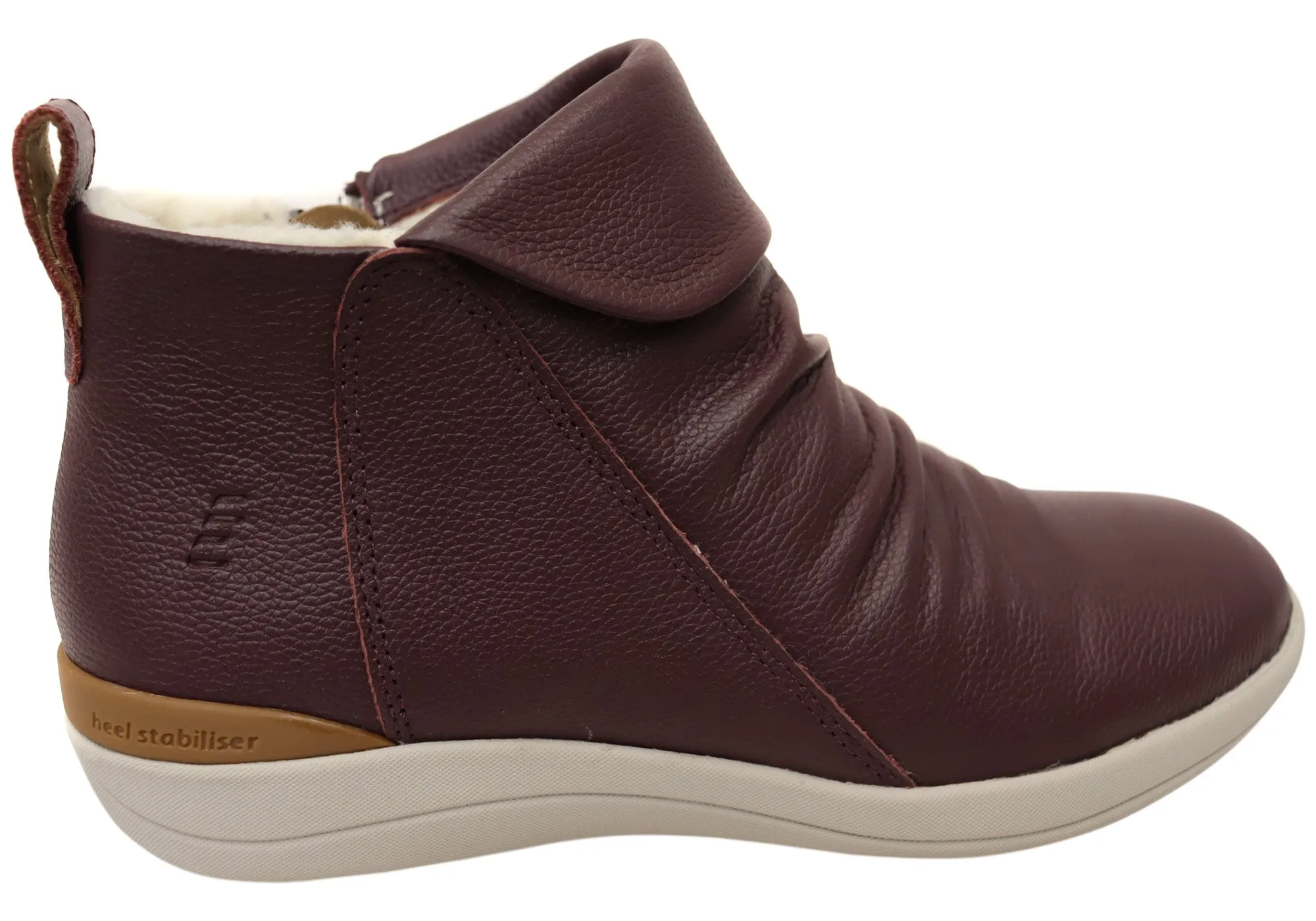 Homyped Glee Womens Comfortable Supportive Leather Ankle Boots
