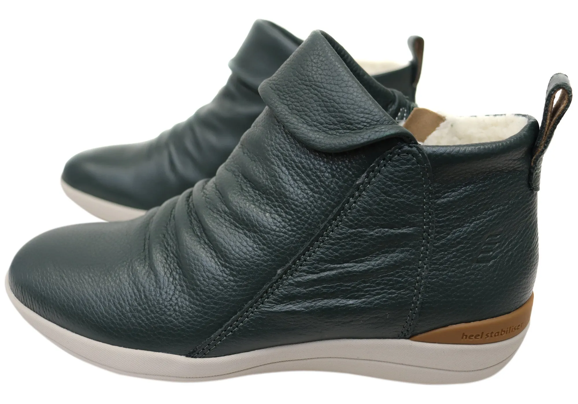 Homyped Glee Womens Comfortable Supportive Leather Ankle Boots