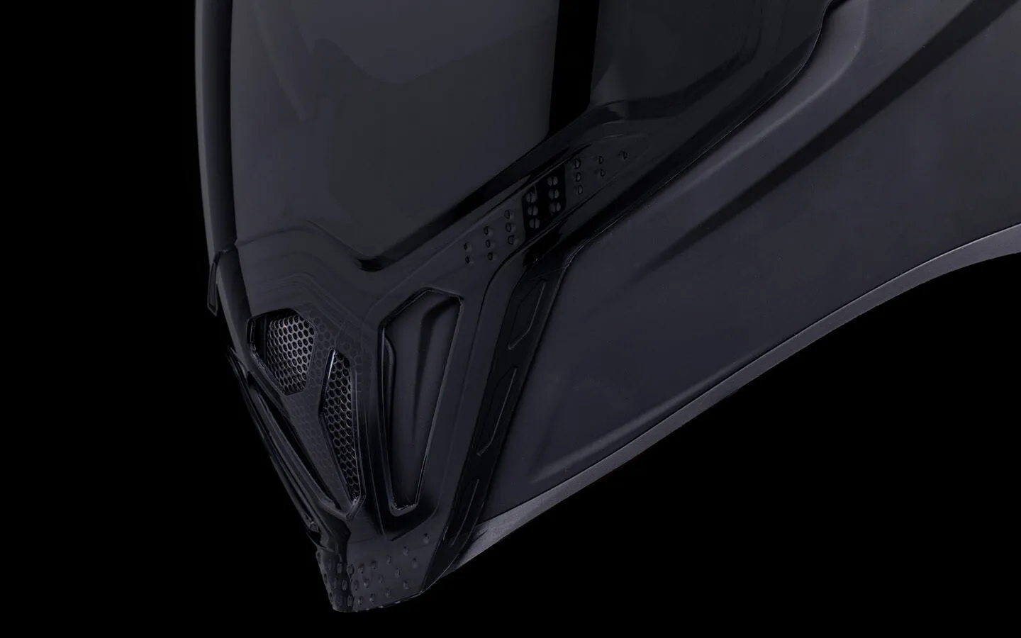 ICON Airflite Dark Helmet - Rubatone Black