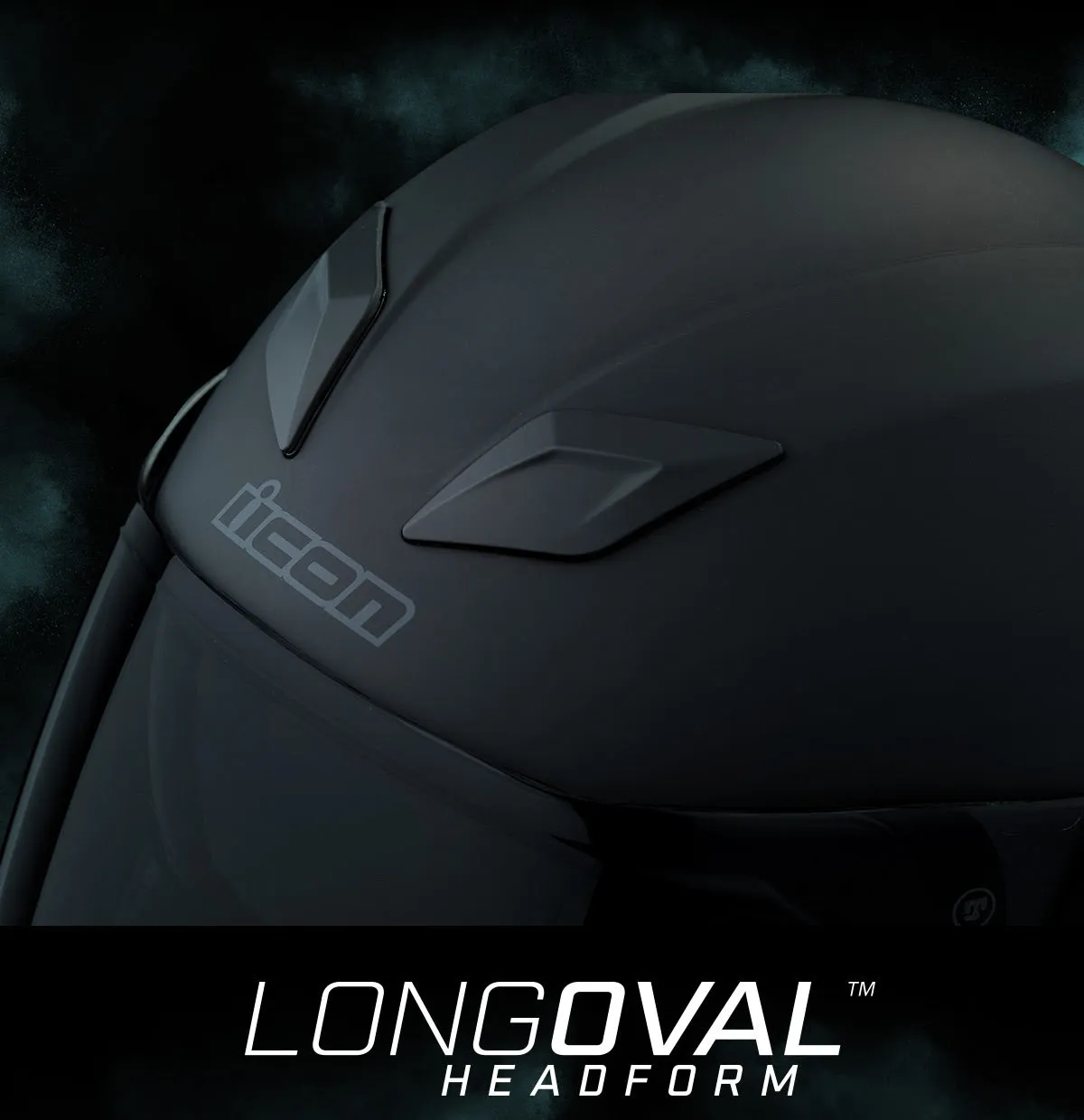 Icon Airflite Helmet - Dark - Rubatone
