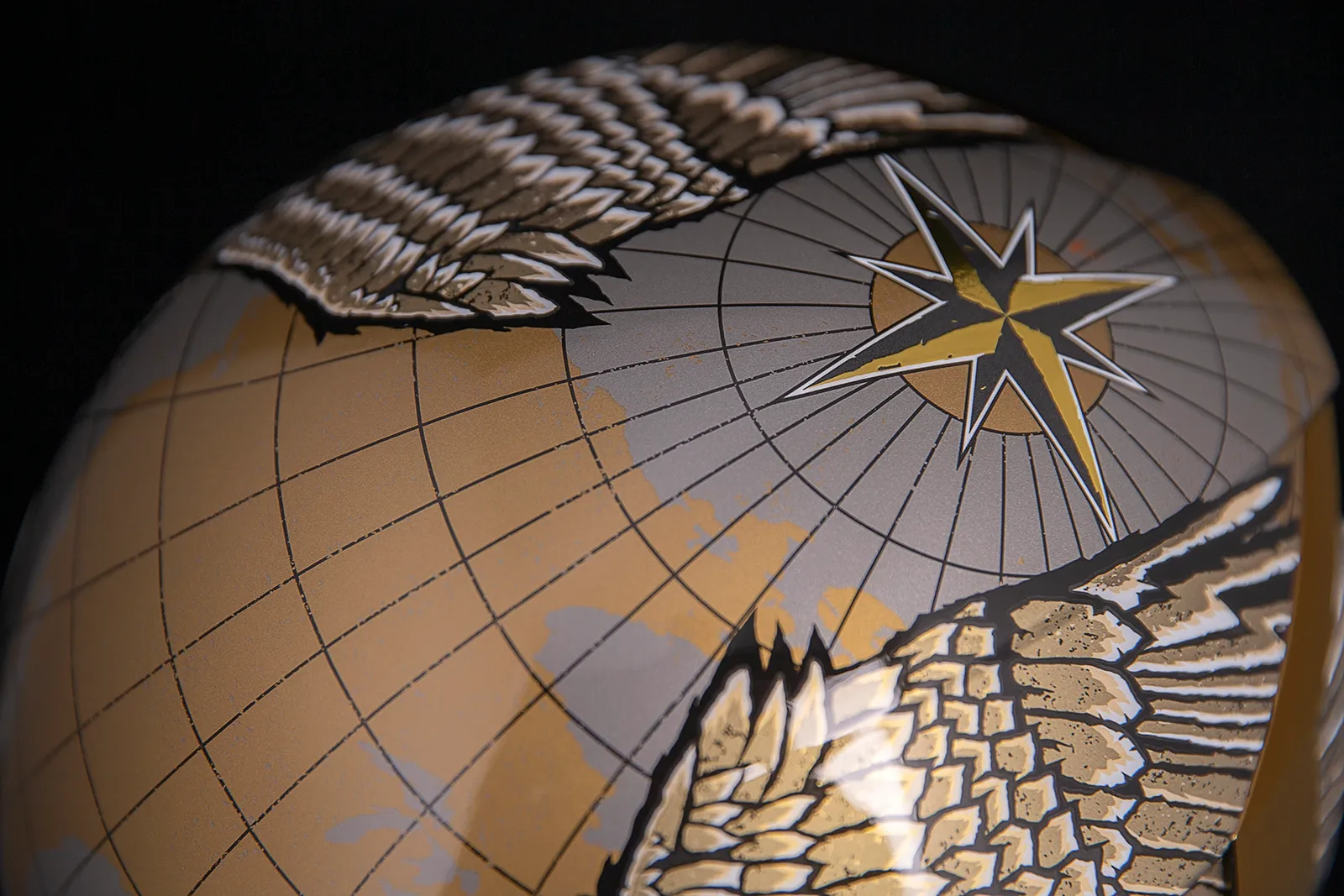 ICON Airform™ Helmet - Semper Fi - Gold