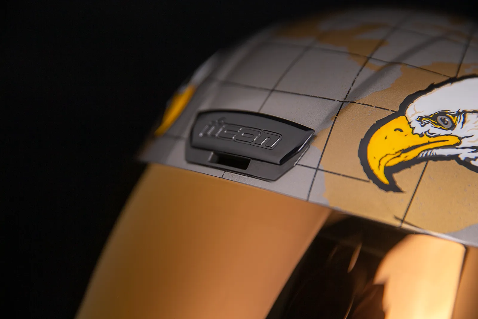 ICON Airform™ Helmet - Semper Fi - Gold