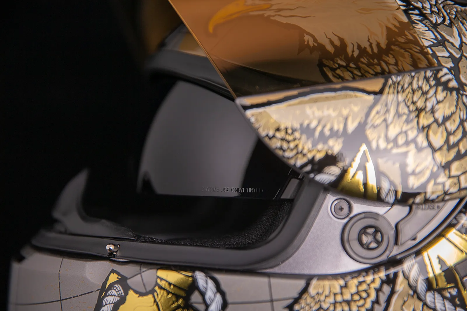 ICON Airform™ Helmet - Semper Fi - Gold