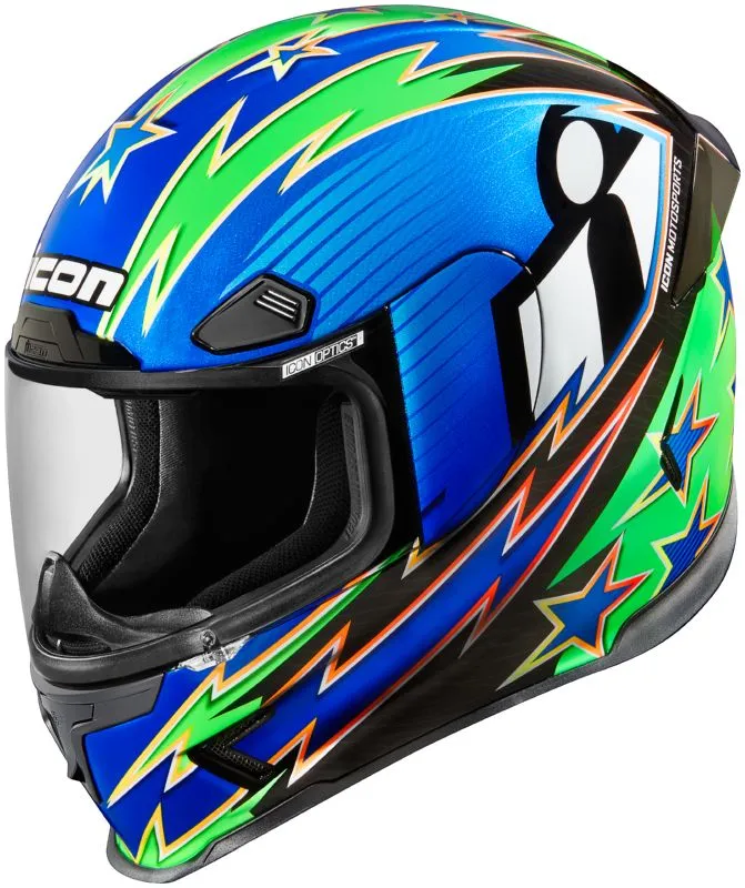 Icon Airframe Pro (Warbird Blue) Helmet Large