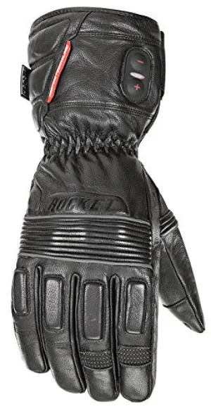 Joe Rocket Mens Rocket Leather Burner Heated Gloves
