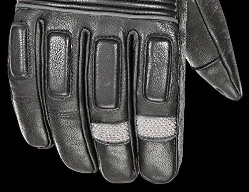 Joe Rocket Mens Rocket Leather Burner Heated Gloves