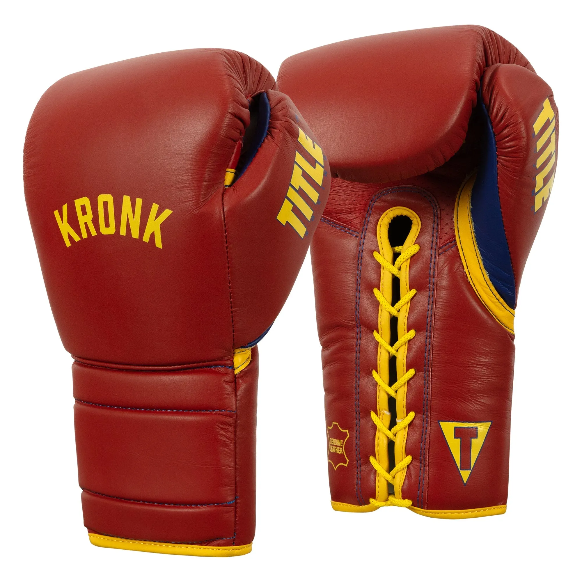 KRONK Boxing Gym Lace-Up Training Boxing Gloves