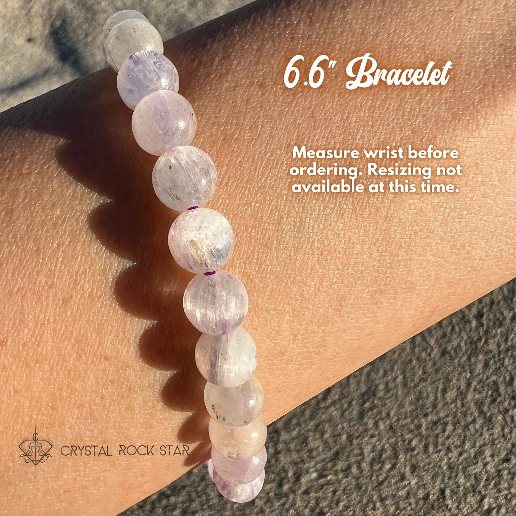 Kunzite Luminous Cat Eye Bracelet 7mm