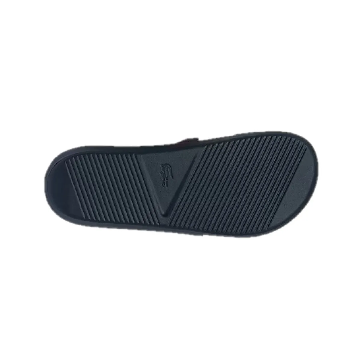 LACOSTE 7-41CMA0007092 CROCO SLIDE 072 MN'S (Medium) Navy/White Synthetic & Textile Slides