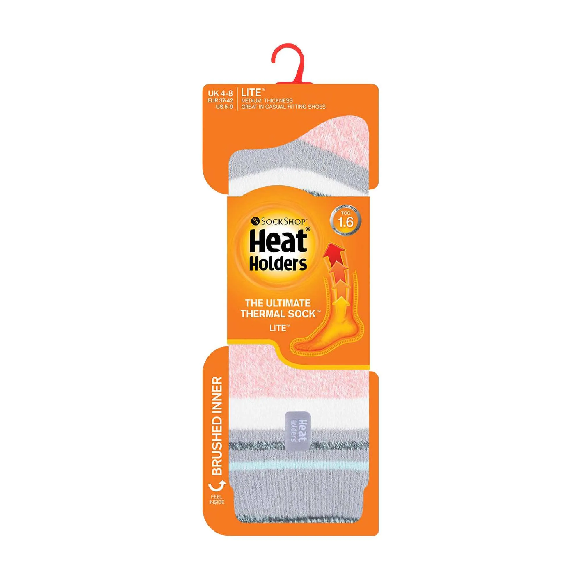 Ladies Thin Patterned Thermal Socks for Winter