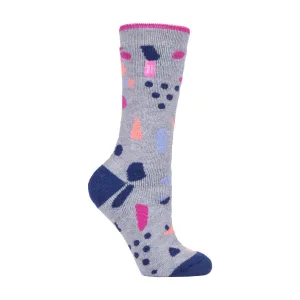 Ladies Thin Patterned Thermal Socks for Winter