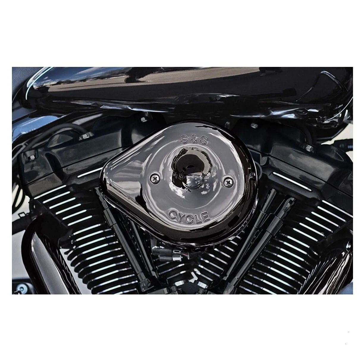 LAVA CHROME STEALTH TEARDROP AIR CLEANER COVER