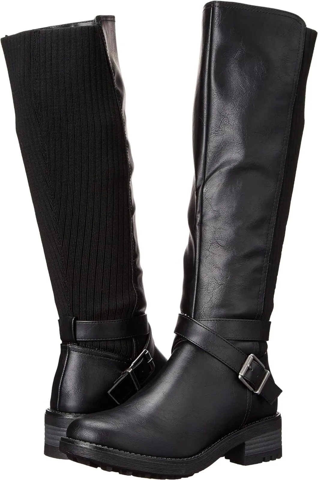 Lifestride Womens Karter Knee High Boot H7675M1 Black 8M