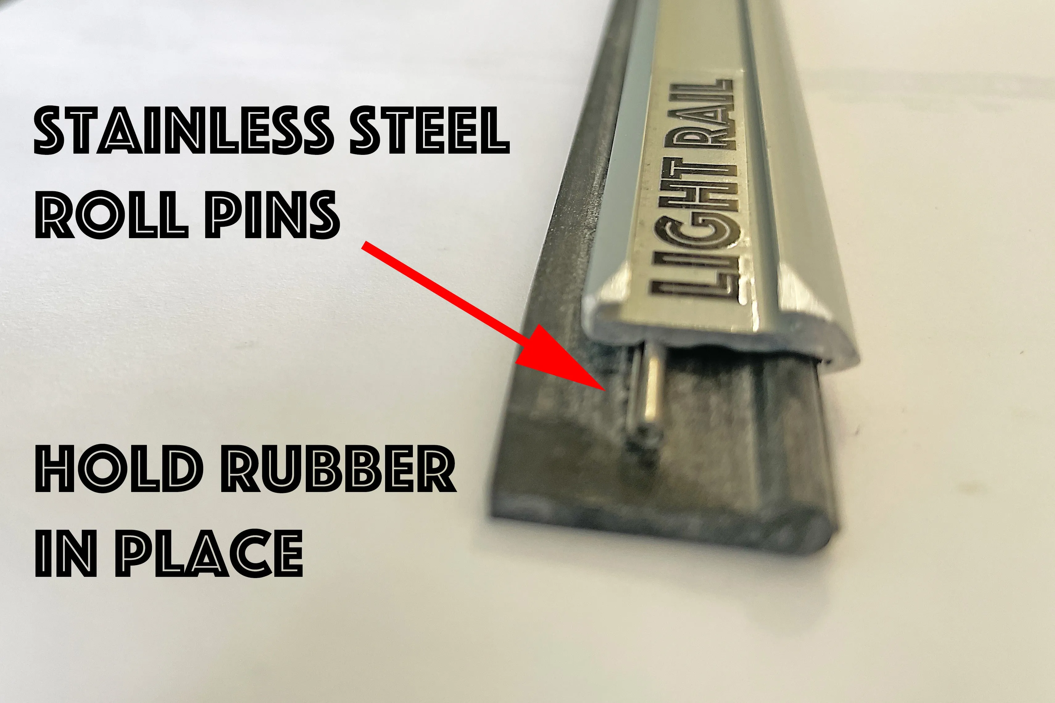 Light Rail Squeegee Channel