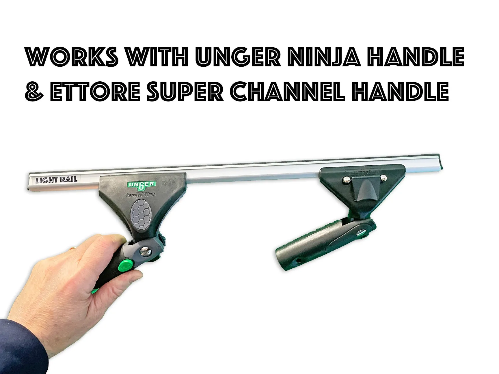Light Rail Squeegee Channel