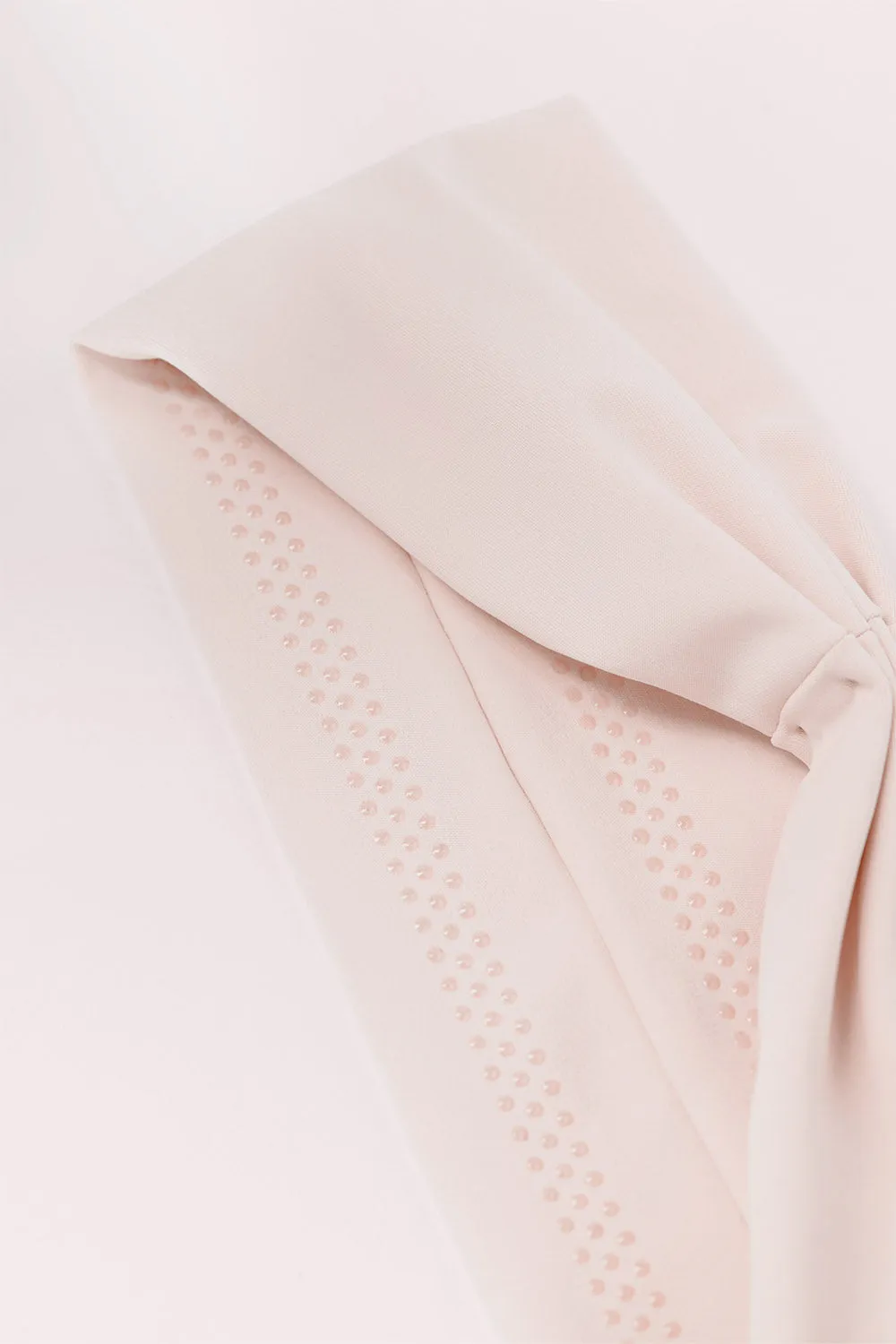 Lotus Band Soft Pleated Headband - Cream