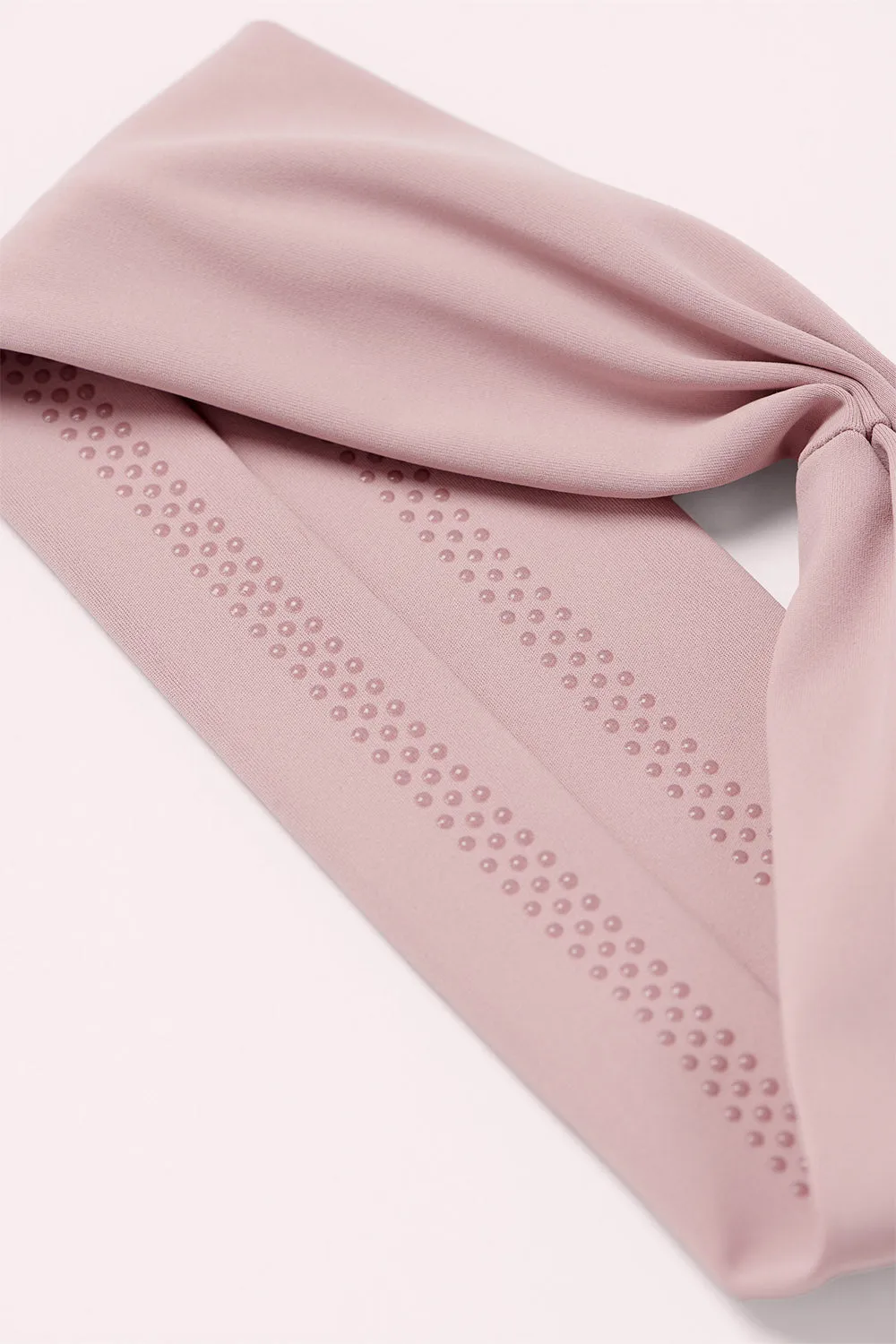 Lotus Band Soft Pleated Headband - Mauve