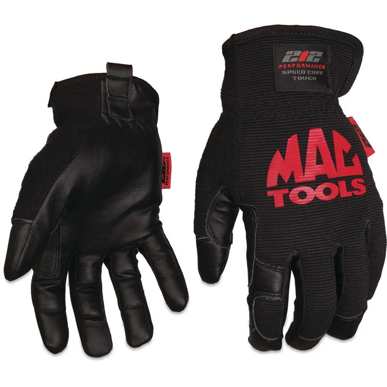 Mac Tools® Speed Cuff Gloves Black - XX-Large