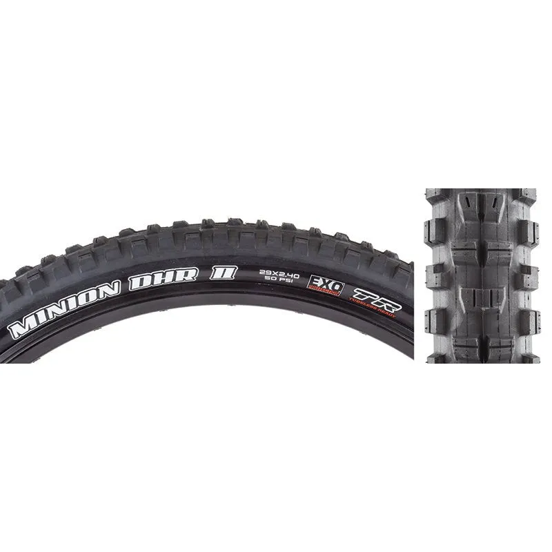 Maxxis Minion DHR II EXO/TR 29x2.4 Black Tubeless Tire