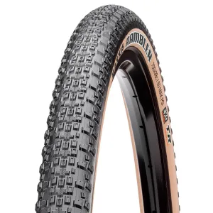 Maxxis Rambler Tire 700 x 40, Tubeless, Folding, Black/Dark Tan, Dual, EXO, Gravel Tire