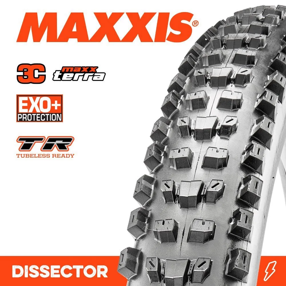 Maxxis Tyre Dissector 29 X 2.40 WT 3C Terra EXO  TR Fold 60TPI E-25