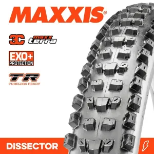 Maxxis Tyre Dissector 29 X 2.40 WT 3C Terra EXO  TR Fold 60TPI E-25