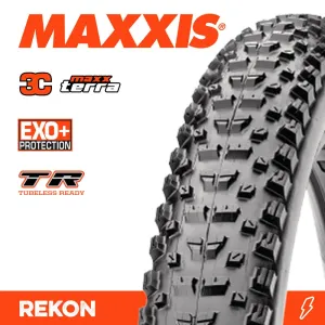 Maxxis Tyre Rekon 27.5 X 2.60 3C Terra EXO  TR Fold 60TPI E-25