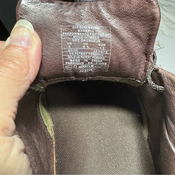 MERRELL Ortho-Lite Leather, Mens’s Size 9 Performance Wear