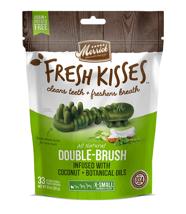 Merrick Fresh Kisses Coconut Oil XSmall Dental Dog Treats