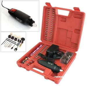 Mini Rotary Drill 60Pc 240V Grinder Hobby Tool   Carry Case   Accessories Voche®