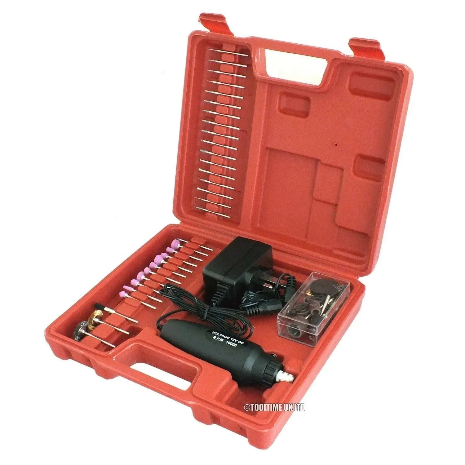 Mini Rotary Drill 60Pc 240V Grinder Hobby Tool   Carry Case   Accessories Voche®