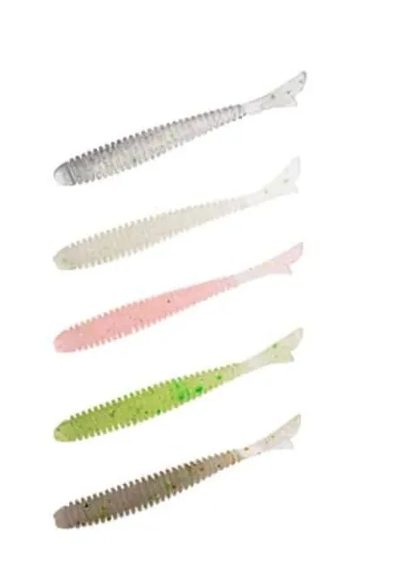 MYSTERY BOX BAIT BREATH Fishtail Ringer Aji Soft Plastics - 2"