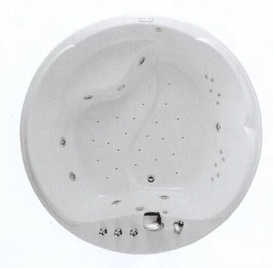 Neptune Cleopatra Activ-Air/Mass-Air/Whirlpool Combo - 76-1/4" L x 76-1/4" W x 24" H - CL76TAM
