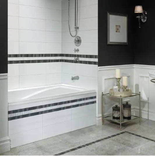 Neptune Delight 3260 Mass-Air/Activ-Air Combo Tub With Integral Skirt - 59-3/4" L x 32" W x 21" H - DJ3260CMA