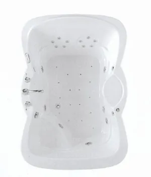 Neptune Etna Activ-Air/Mass-Air/Whirlpool Combo Tub - 71-1/2" L x 48-3/4" W x 22-3/8" H - ET72TAM
