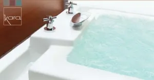 Neptune Kara Activ-Air/Mass-Air/Whirlpool Combo Tub - 76-7/8" L x 43-7/8" W x 21-1/8" H - KA4477TAM