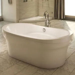Neptune Revelation 3672F Freestanding Mass Air/Activ-Air Combo Tub - 71-7/8" L x 35-3/4" W x 16-1/4" D x 24" H - REV3672FCMA
