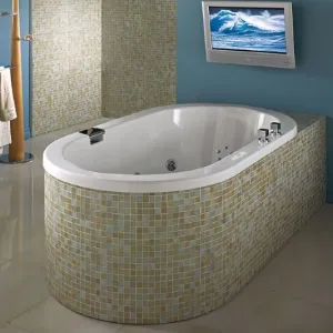 Neptune Tao 3666 Mass-Air/Whirlpool Combo Tub - 65-3/4" L x 35-3/4" W x 22-3/8" H - TAO3666C
