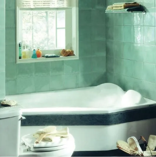 Neptune Venus Corner Mass-Air/Activ-Air Combo Tub - 59-1/2" L x 41-3/4" W x 19-1/2" H - VE60CMA