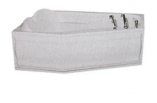 Neptune Venus Corner Mass-Air/Whirlpool Combo Tub - 59-1/2" L x 41-3/4" W x 19-1/2" H - VE60C