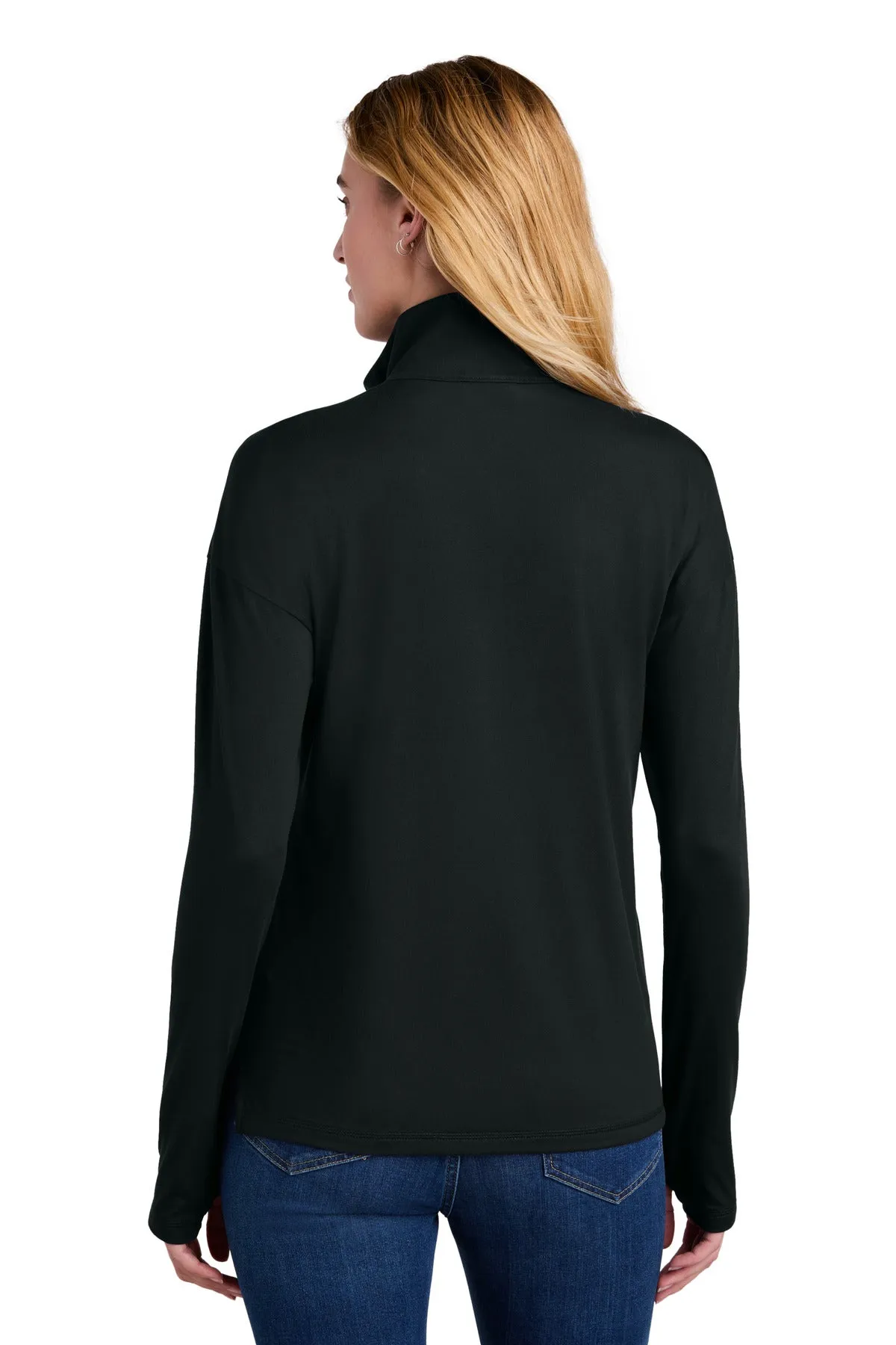 New Era Women's Power 1/2-Zip LNEA228 Black