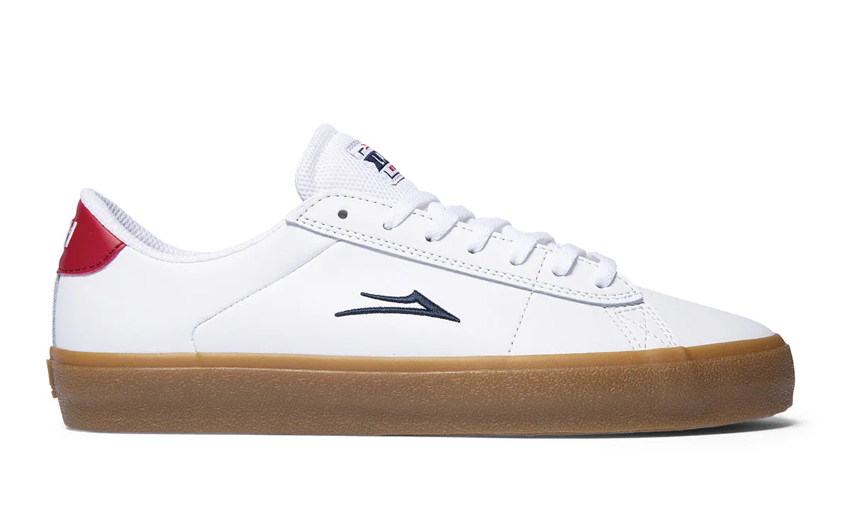 Newport - White/Gum Leather