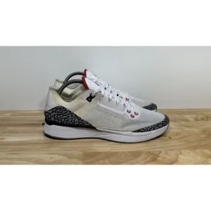 Nike Air Jordan 88 Racer Men’s Size 8.5 White Cement Fire Red Shoes AV1200-100